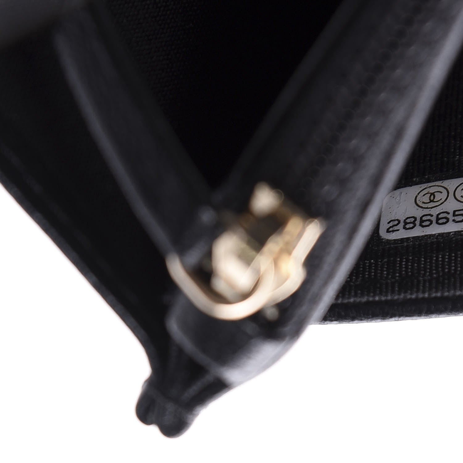 Chanel Goatskin Quilted 19 Wallet On Chain WOC Black 10 of 11
