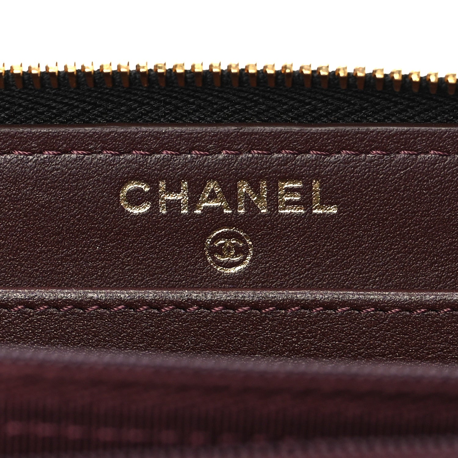 Chanel Caviar Quilted Large Gusset Zip Around Wallet Black 6 of 8