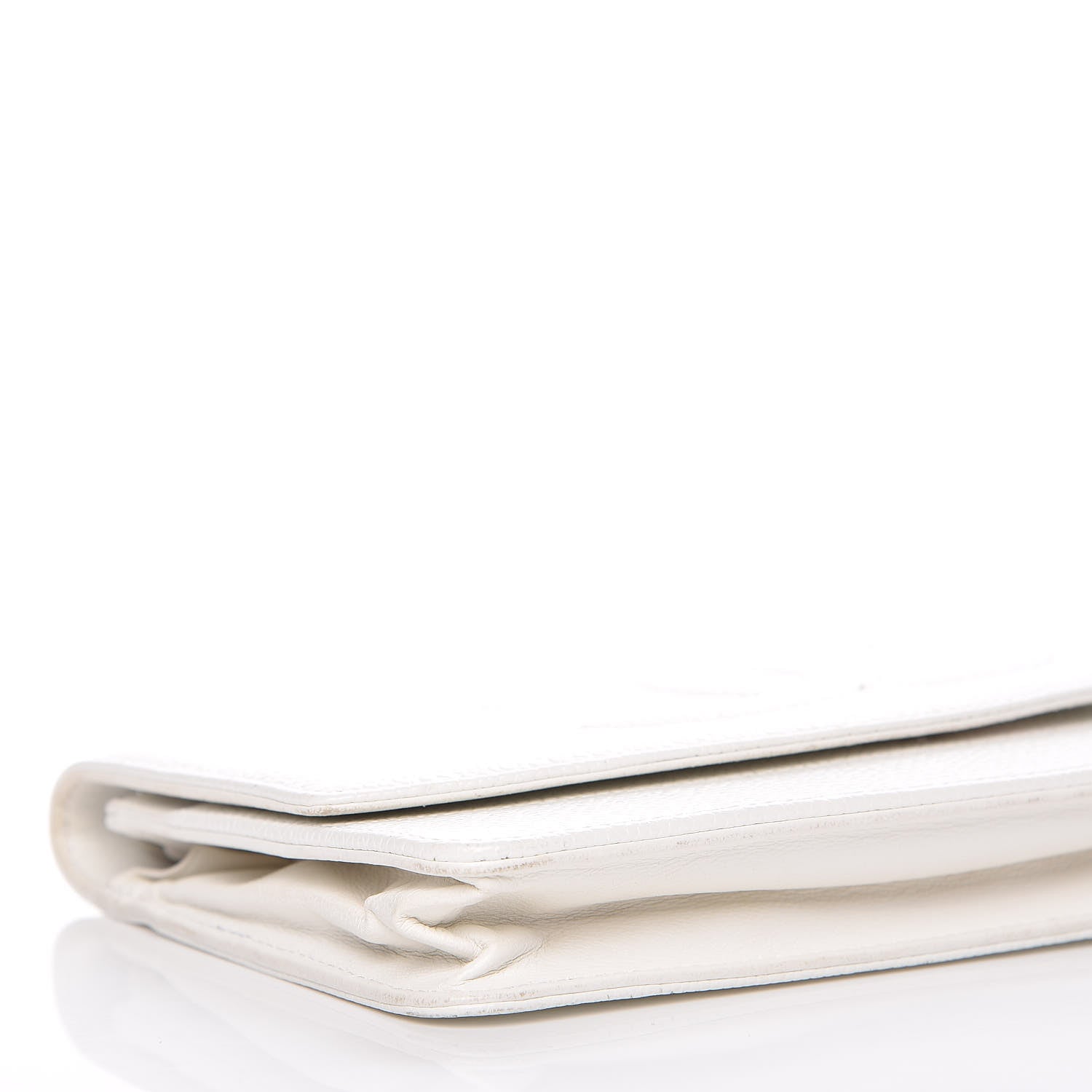 Chanel Caviar Timeless CC Wallet on Chain WOC White 12 of 18