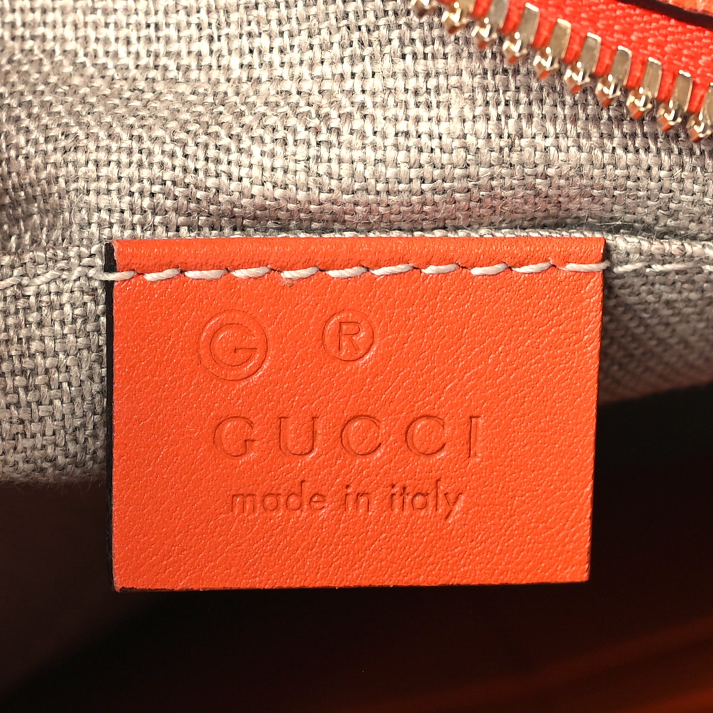 Soft Microguccissima Mini Bree Messenger Bag Sun Orange