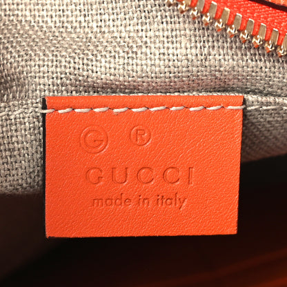Gucci Soft Microguccissima Mini Bree Messenger Bag Sun Orange 6 of 9