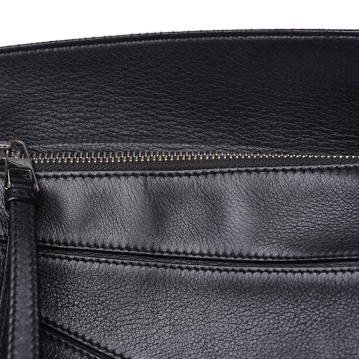 Calfskin Small Puzzle Bag Black