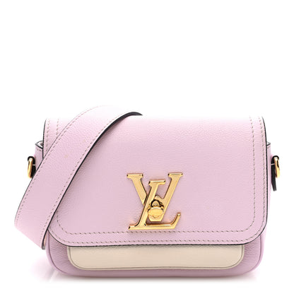 Louis Vuitton Grained Calfskin Lockme Tender Rose Water 1 of 9