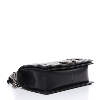 Chanel Caviar Quilted Medium Boy Flap Black 4 of 10