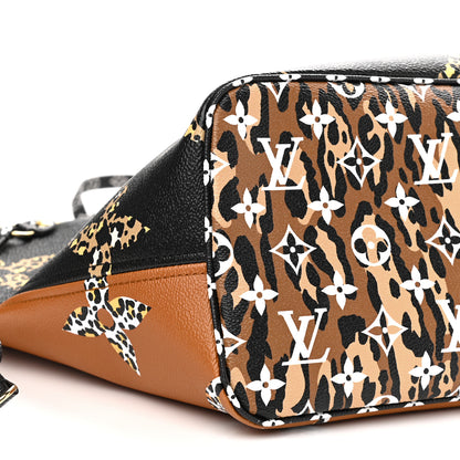 Louis Vuitton Monogram Giant Jungle Neverfull MM Black 14 of 16
