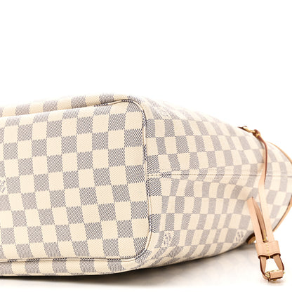 Louis Vuitton Damier Azur Neo Neverfull MM Rose Ballerine 10 of 11