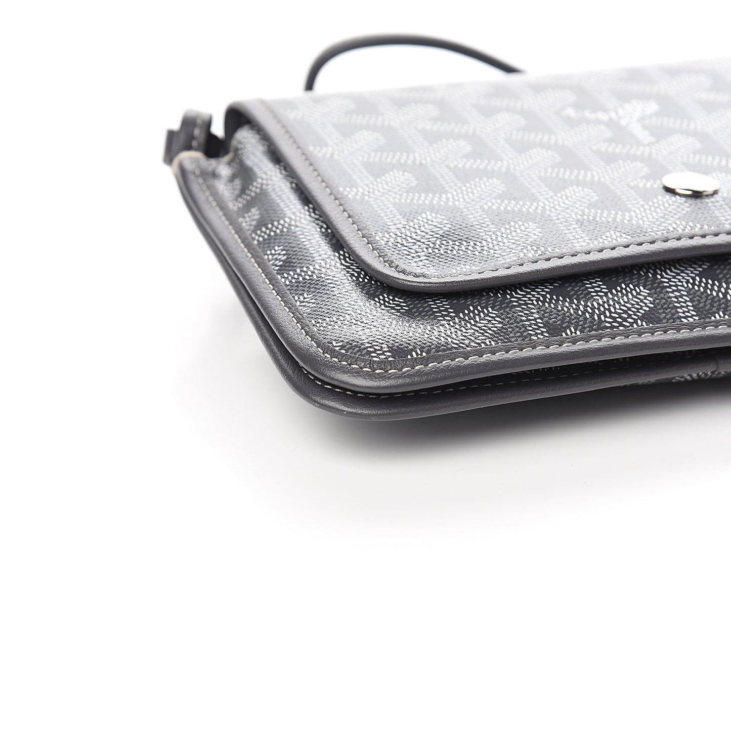 Goyardine Plumet Wallet Clutch Grey