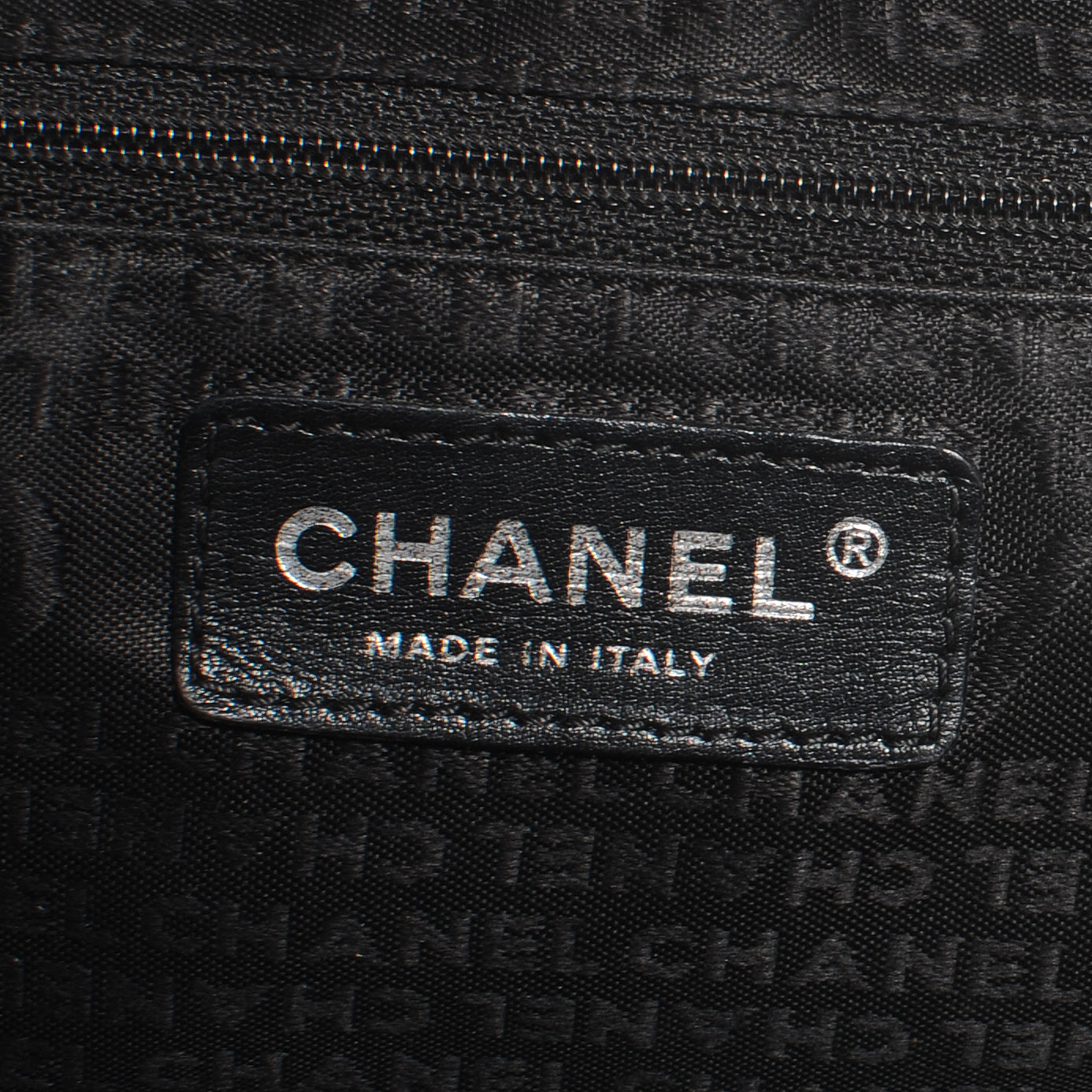 Chanel Caviar Square Stitched Tote Black 6 of 7