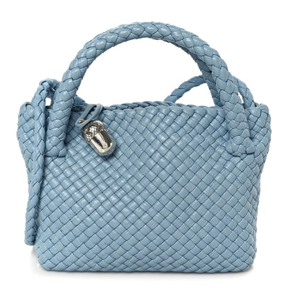 Bottega Veneta Calfskin Intreccio Small Tosca Ice 1 of 12