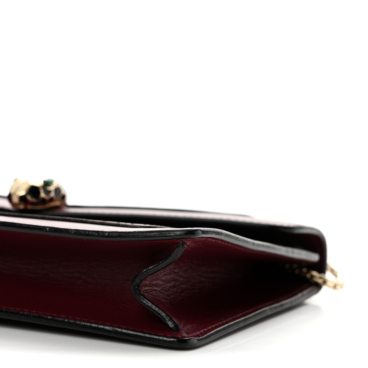 Bulgari Calfskin Serpenti Forever Shoulder Bag Bordeaux 10 of 13