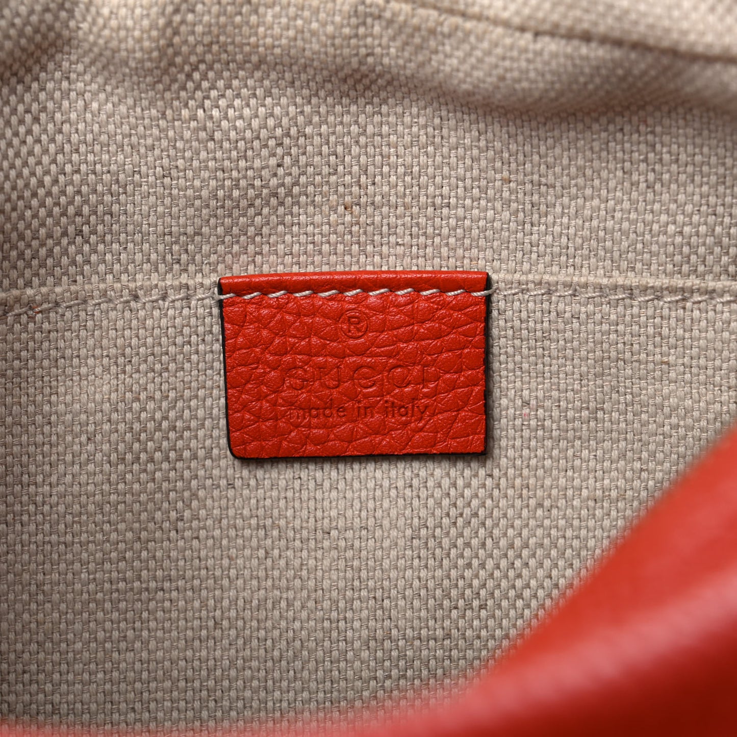 Pebbled Calfskin Small Soho Disco Bag Sun Orange