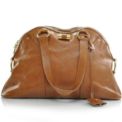 Saint Laurent Leather Medium Muse Cognac 1 of 8