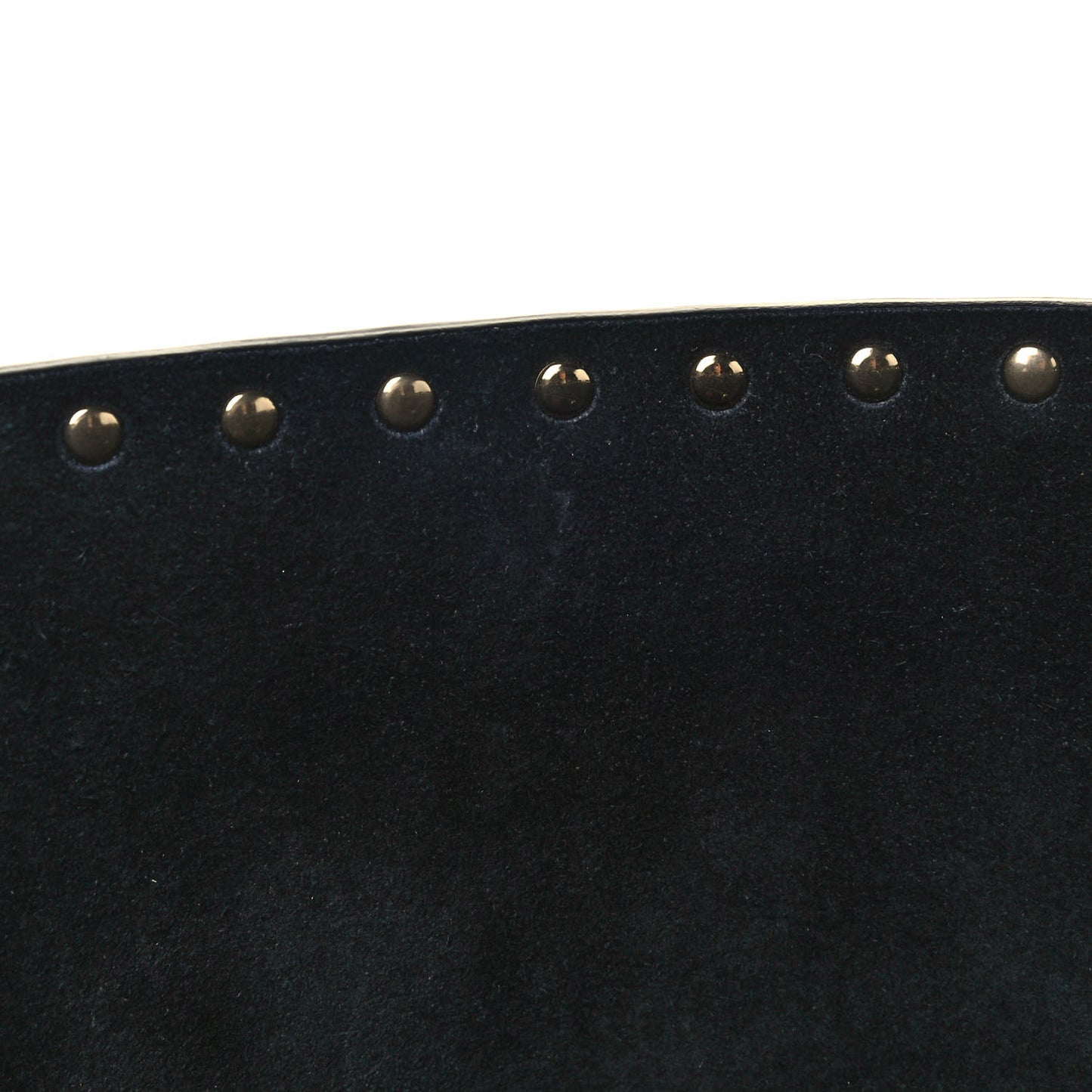 Grained Calfskin Small Rockstud Shoulder Tote Black