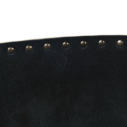 Valentino Garavani Grained Calfskin Small Rockstud Shoulder Tote Black 11 of 11