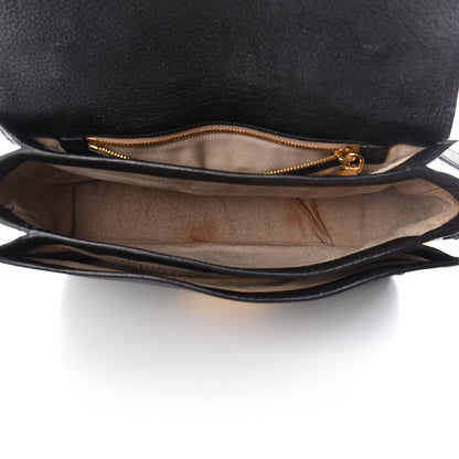 Miu Miu Goatskin Madras Shoulder Bag Black 5 of 24
