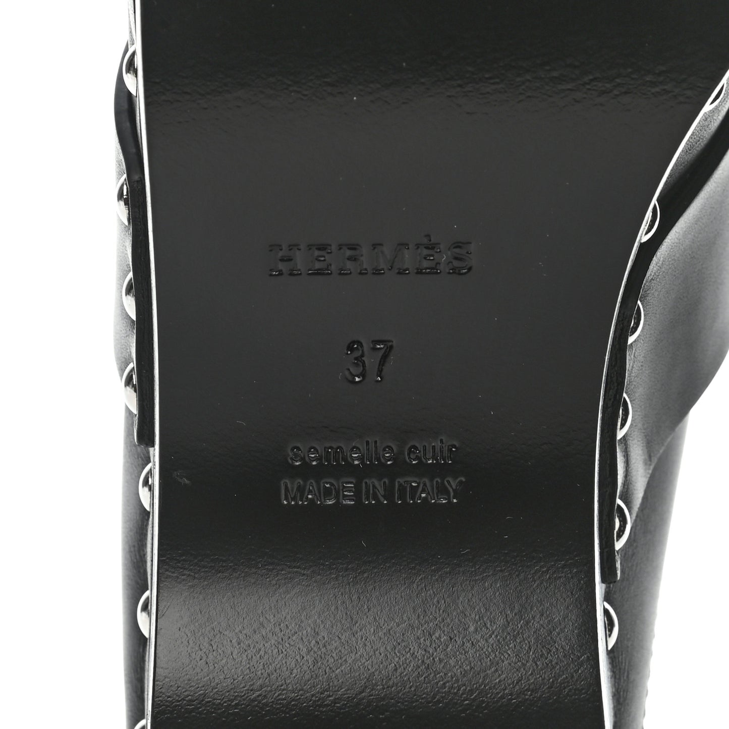 Calfskin Calya Mules 37 Black