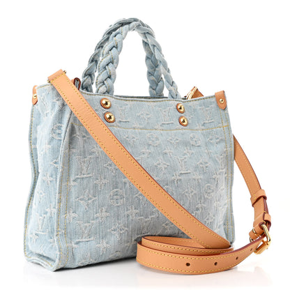 Louis Vuitton Monogram Washed Denim Let Go PM Sky Blue 3 of 9