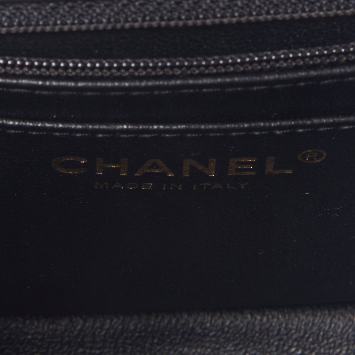 Chanel Lambskin Quilted Mini Square Flap Black 9 of 10