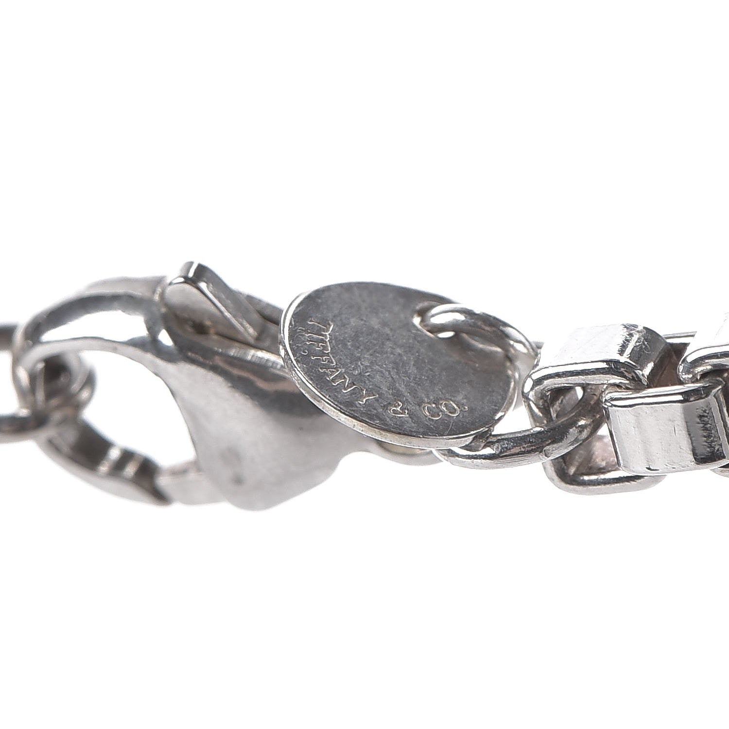 Tiffany Sterling Silver 4mm Box Chain 4 of 6