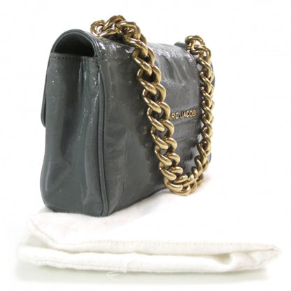 Marc Jacobs Textured Patent Chain Bag Fog 3 of 8