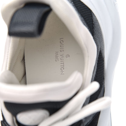 Louis Vuitton Calfskin Technical Nylon Damier Graphite LV Archlight Sneakers 39 Black White 8 of 9