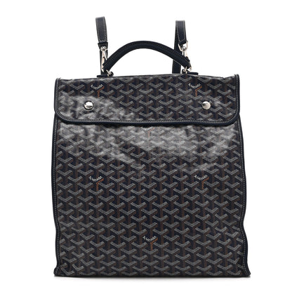 Goyard Goyardine Saint Leger Soft Briefcase Backpack Navy 1 of 12