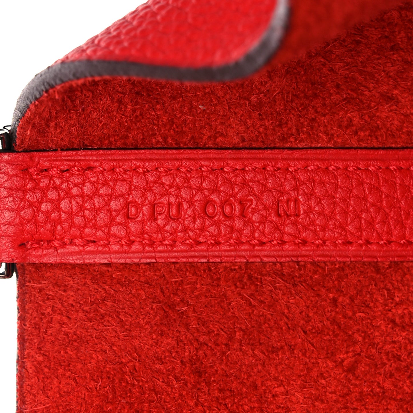 Taurillon Clemence Picotin Lock 22 MM Rouge De Coeur