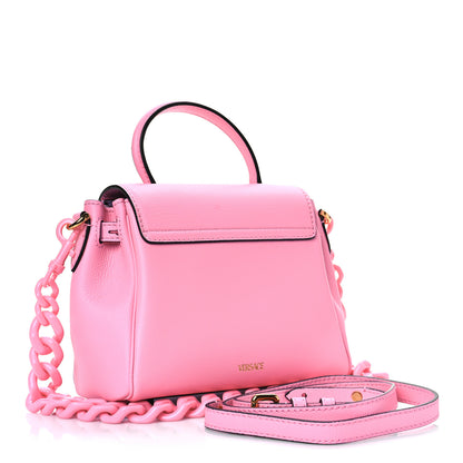 Versace Grained Calfskin Small La Medusa Top Handle Bag Pink 3 of 7