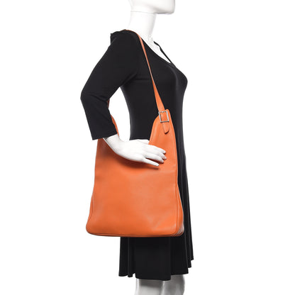 Hermes Taurillon Clemence Massai PM Orange 2 of 12