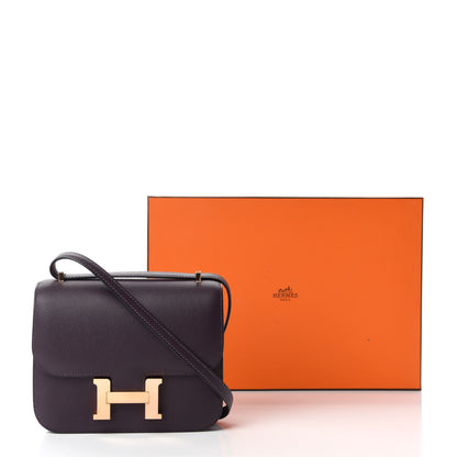 Hermes Epsom Constance 18 Raisin 10 of 11