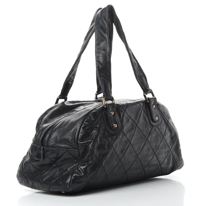 Chanel Lambskin Cloudy Bundle Bowler Black 3 of 15