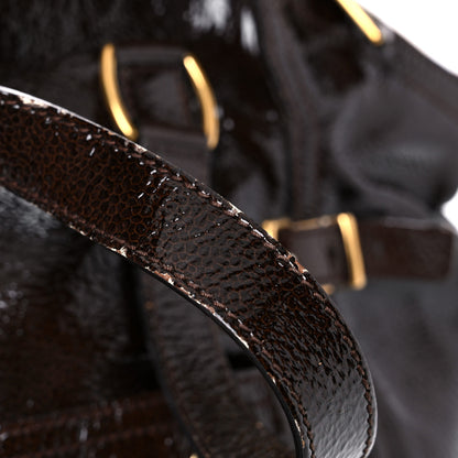 Saint Laurent Patent Small Downtown Brown 19 of 22