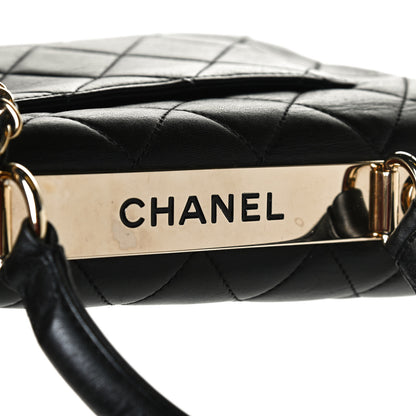 Chanel Lambskin Quilted Small Trendy CC Dual Handle Flap Bag Black 7 of 15