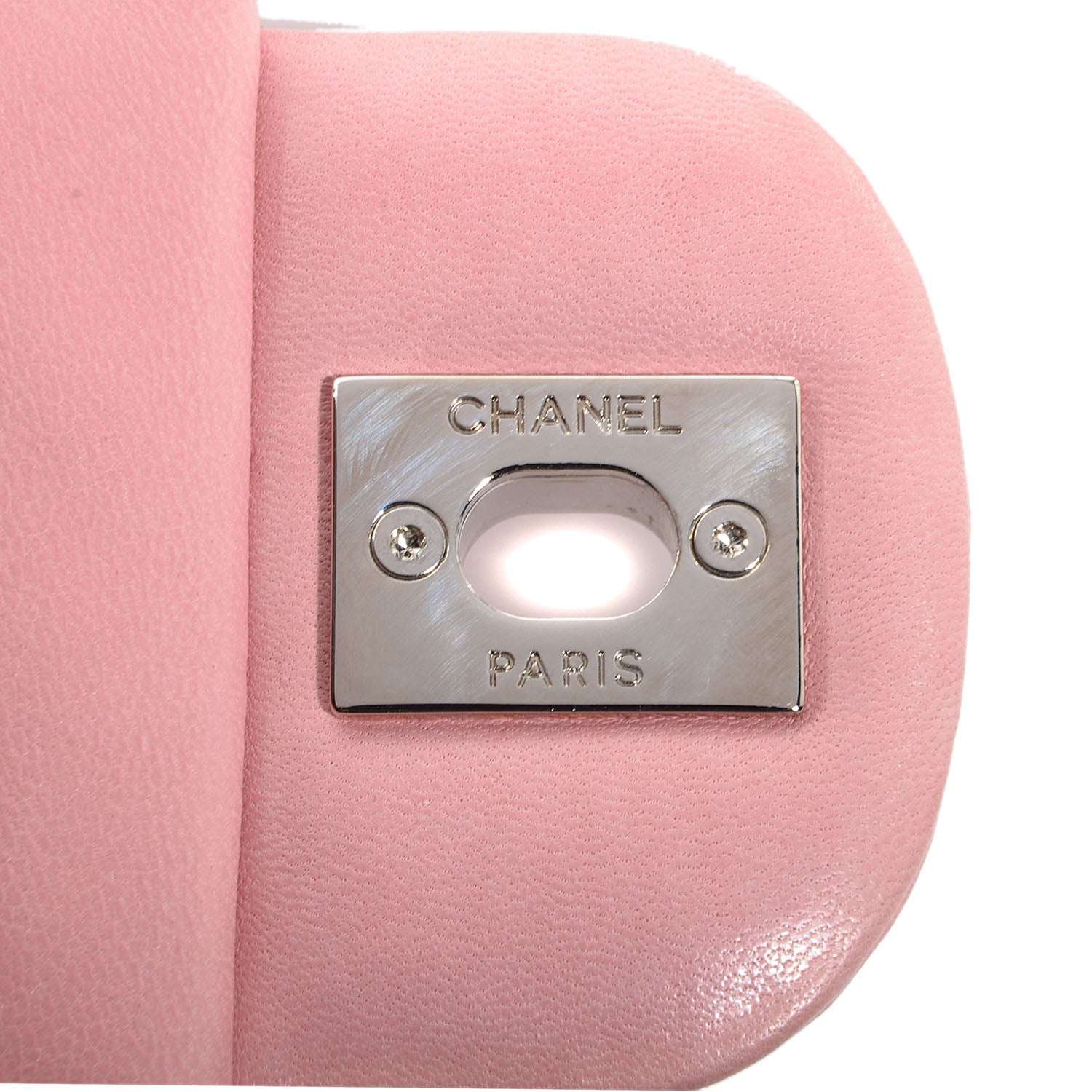 Chanel Lambskin Quilted Mini Square Flap Light Pink 9 of 10