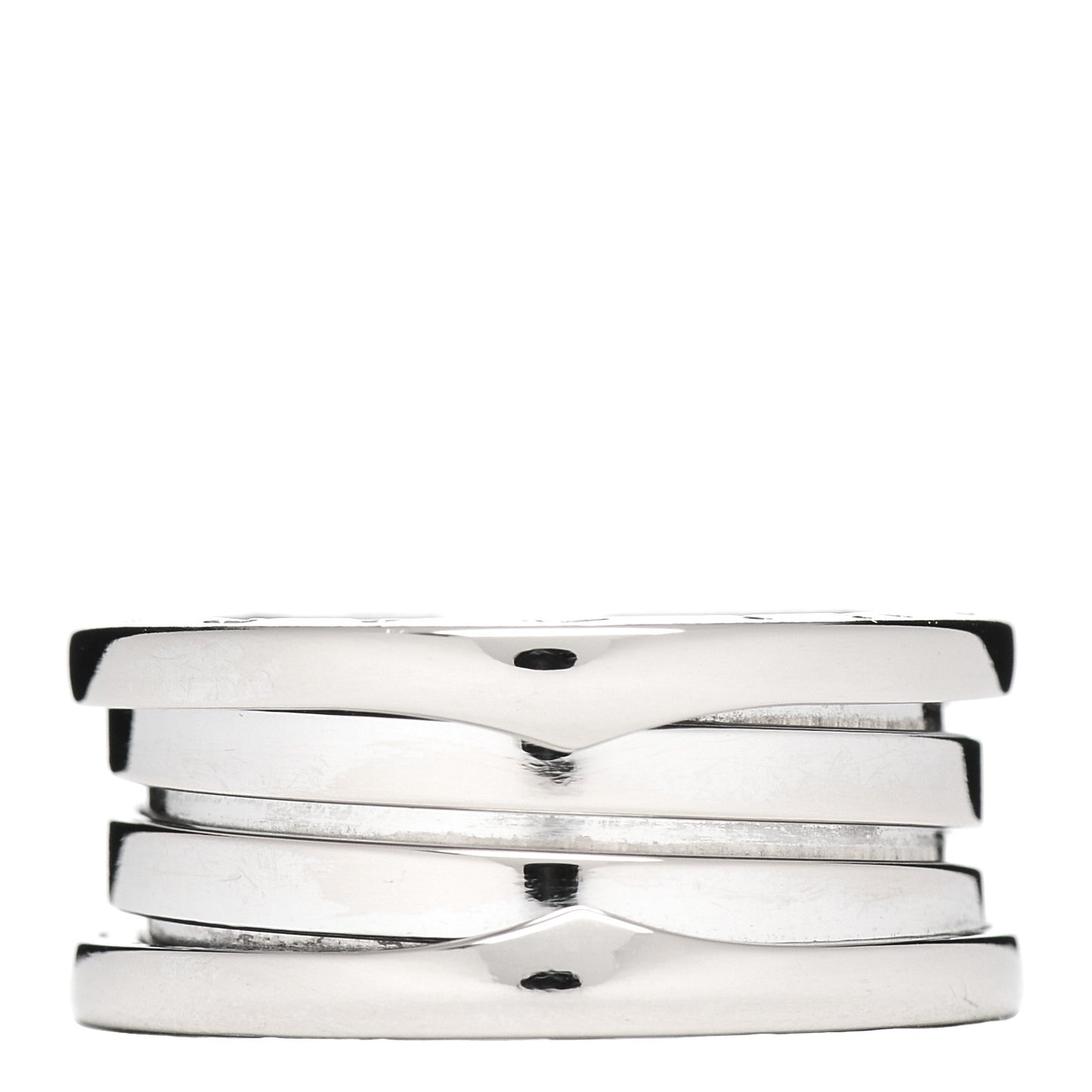 18K White Gold B.Zero1 Three-Band Ring 51 5.75