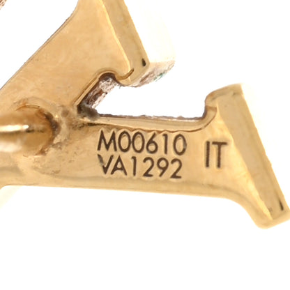 Louis Vuitton Metal LV Iconic Earrings Gold 5 of 8
