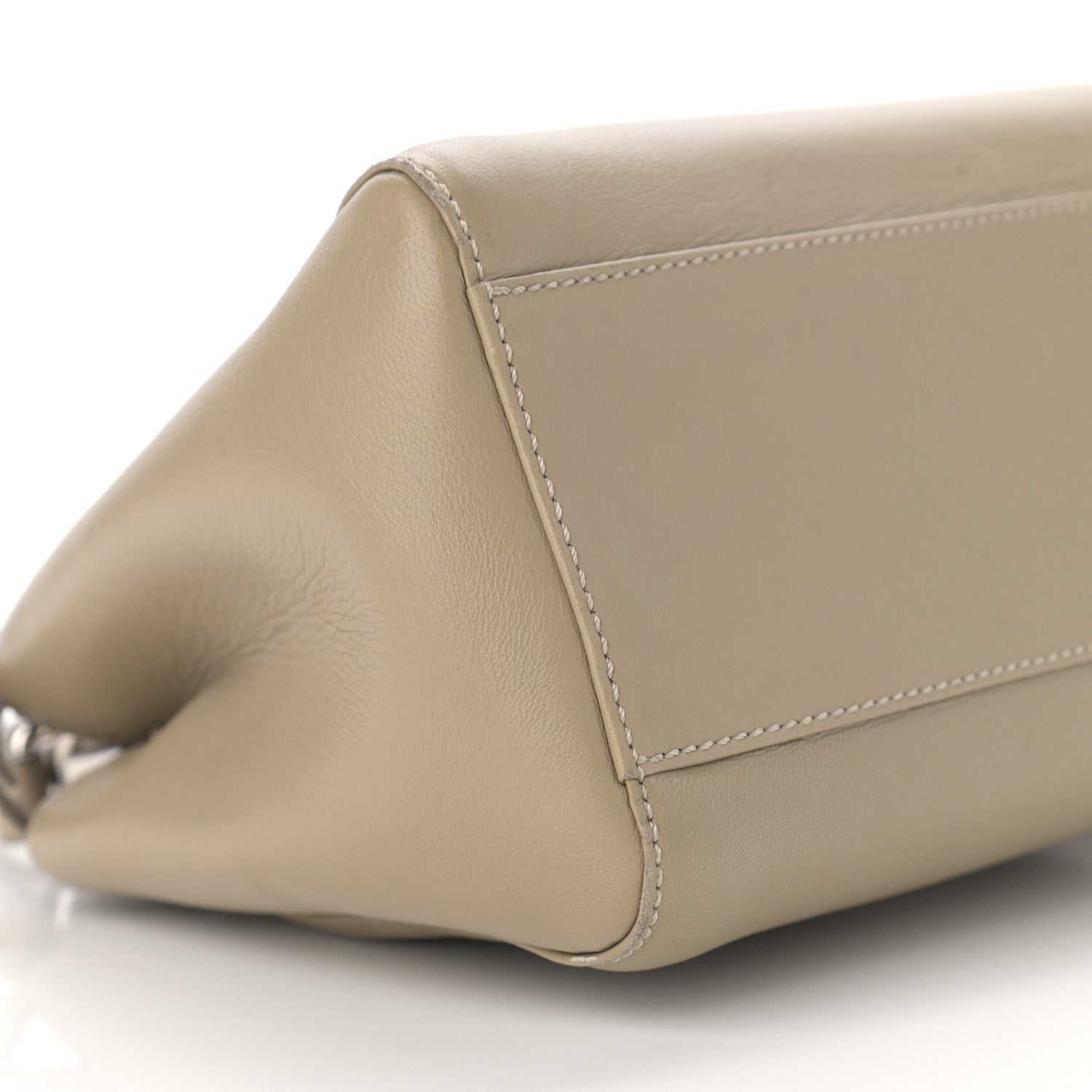 Fendi Nappa Mini Peekaboo Iconic Satchel Tortora 5 of 13