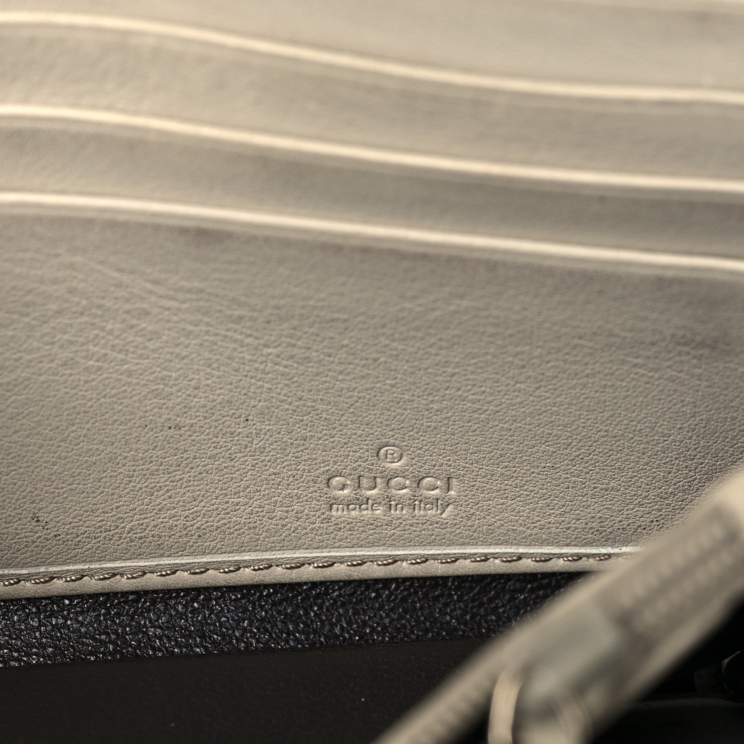 Gucci Guccissima Lovely Heart Continental Wallet Beige 6 of 9