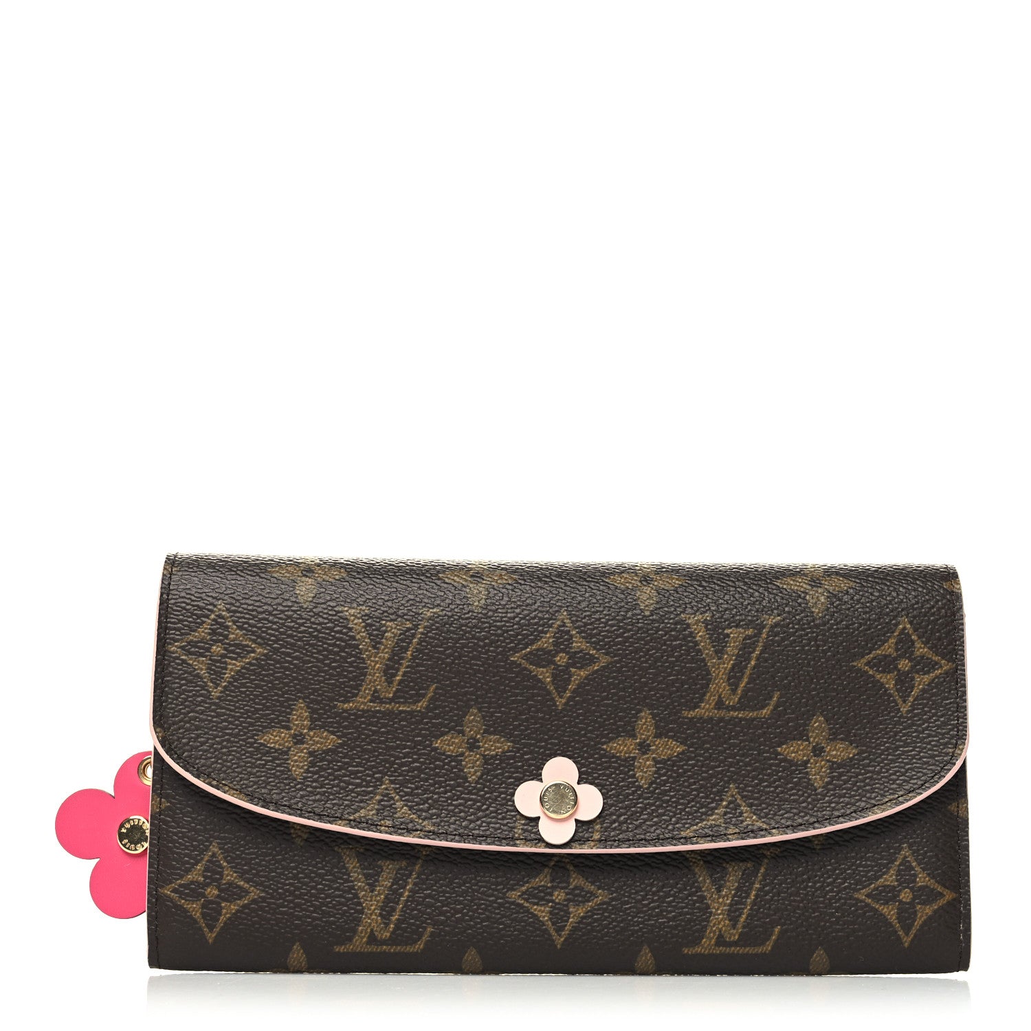 Louis Vuitton Monogram Bloom Flower Emilie Wallet 1 of 9