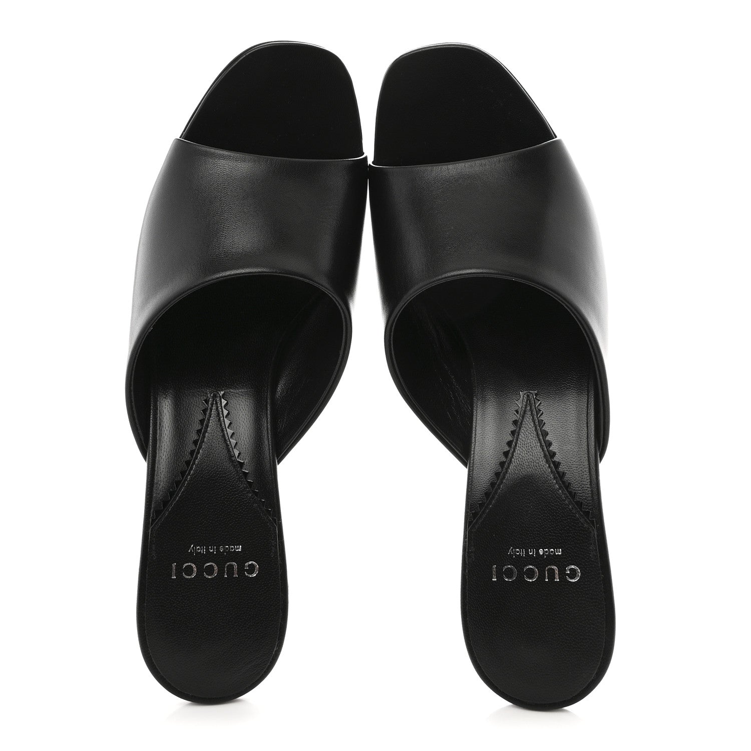 Gucci Malaga Kid Interlocking G Sandals 37.5 Black 2 of 10