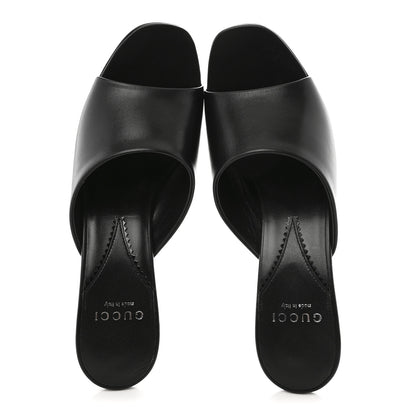 Gucci Malaga Kid Interlocking G Sandals 37.5 Black 2 of 10