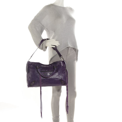 Balenciaga Agneau Classic Hardware City Violet 2 of 9