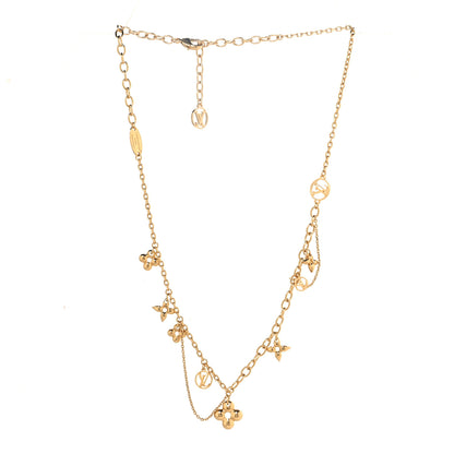 Louis Vuitton Metal Blooming Supple Necklace Gold 3 of 6