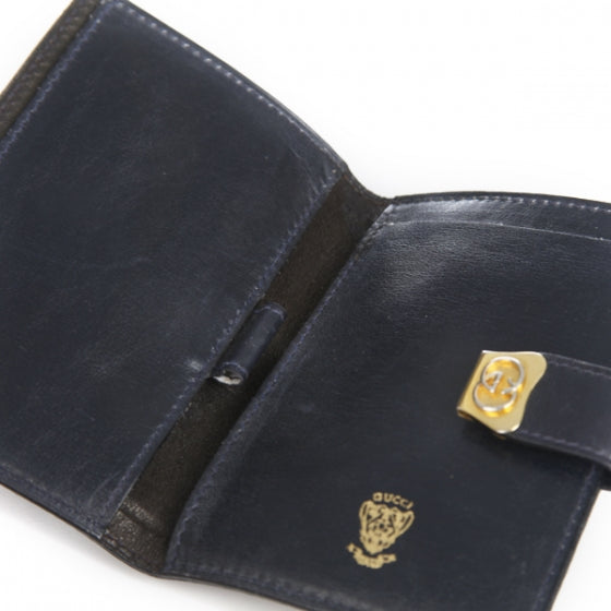 Monogram Mini Agenda Holder Navy