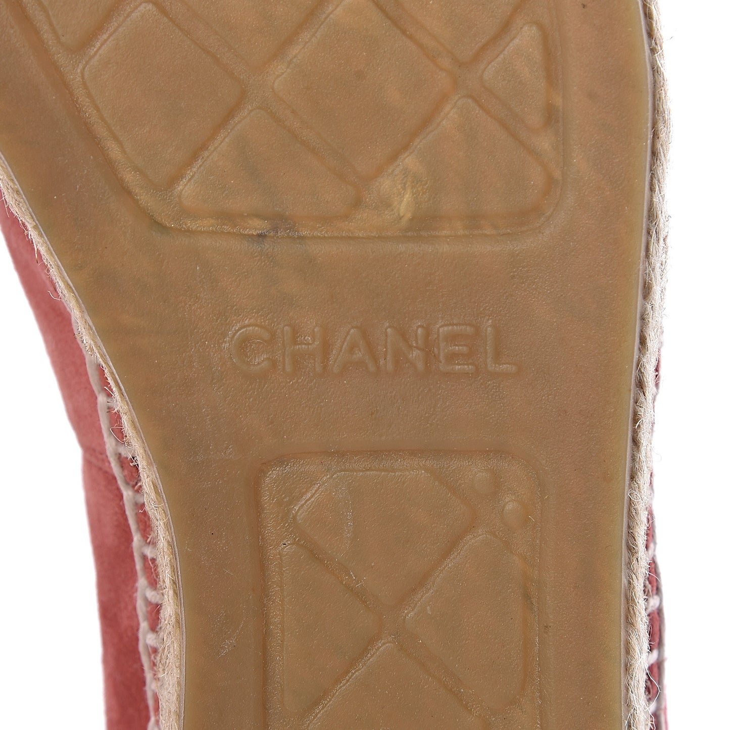 Suede Pearl CC Espadrilles 42 Pink