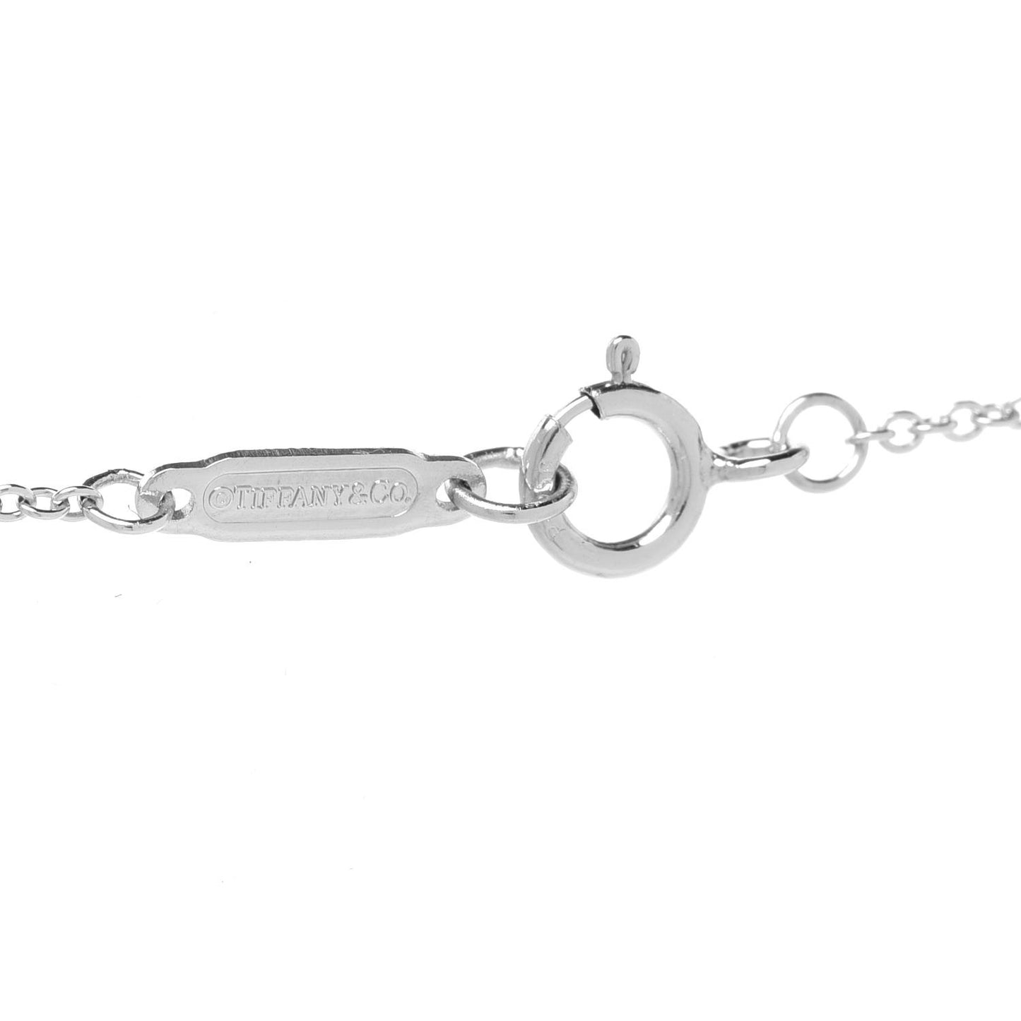 Platinum Diamond Medium Cross Pendant Necklace