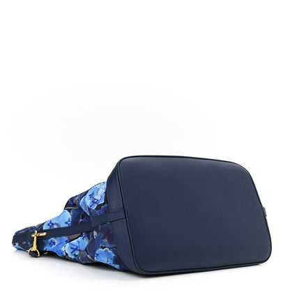 Louis Vuitton Nylon Monogram Ikat Noefull MM Grand Blue 5 of 11