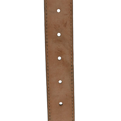 Gucci Python Sculpted GG Belt 85 34 Brown 4 of 6