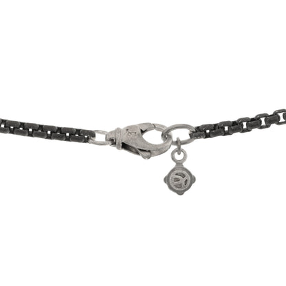 David Yurman Darkened Sterling Silver 2.7mm Box Chain Necklace 16" 4 of 5