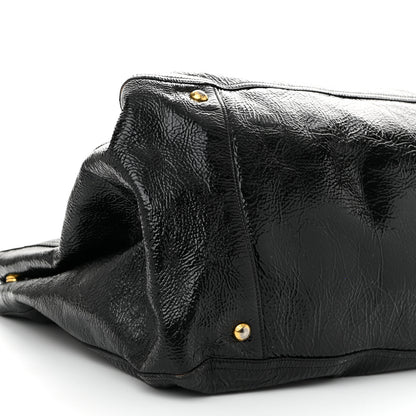 Prada Vernice Naplak Tote Black 9 of 10